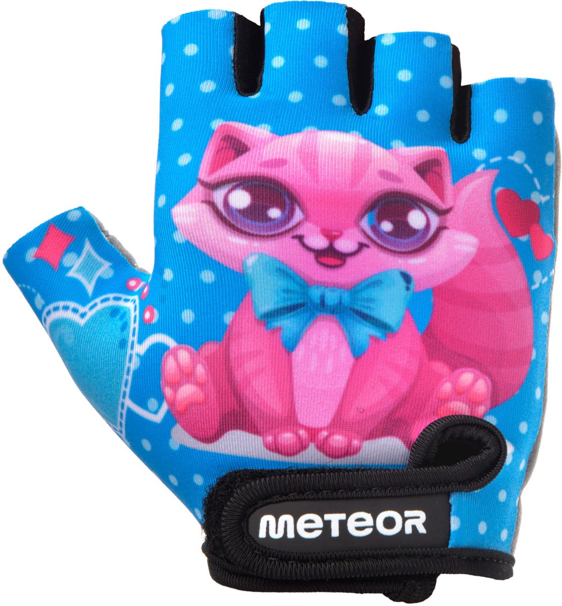 Meteor Kids M Kitty - Fietshandschoenen - Kindermaten, Roze