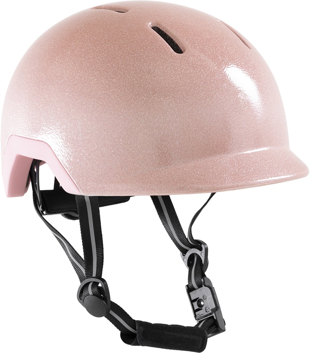 Swivvle® 360° Reflecterende Fietshelm - Model Sirius 2.0 - Roze - Maat S 51 - 54 cm - Geschikt voor Elektrische Fiets en Speed Pedelec - Mips Systeem
