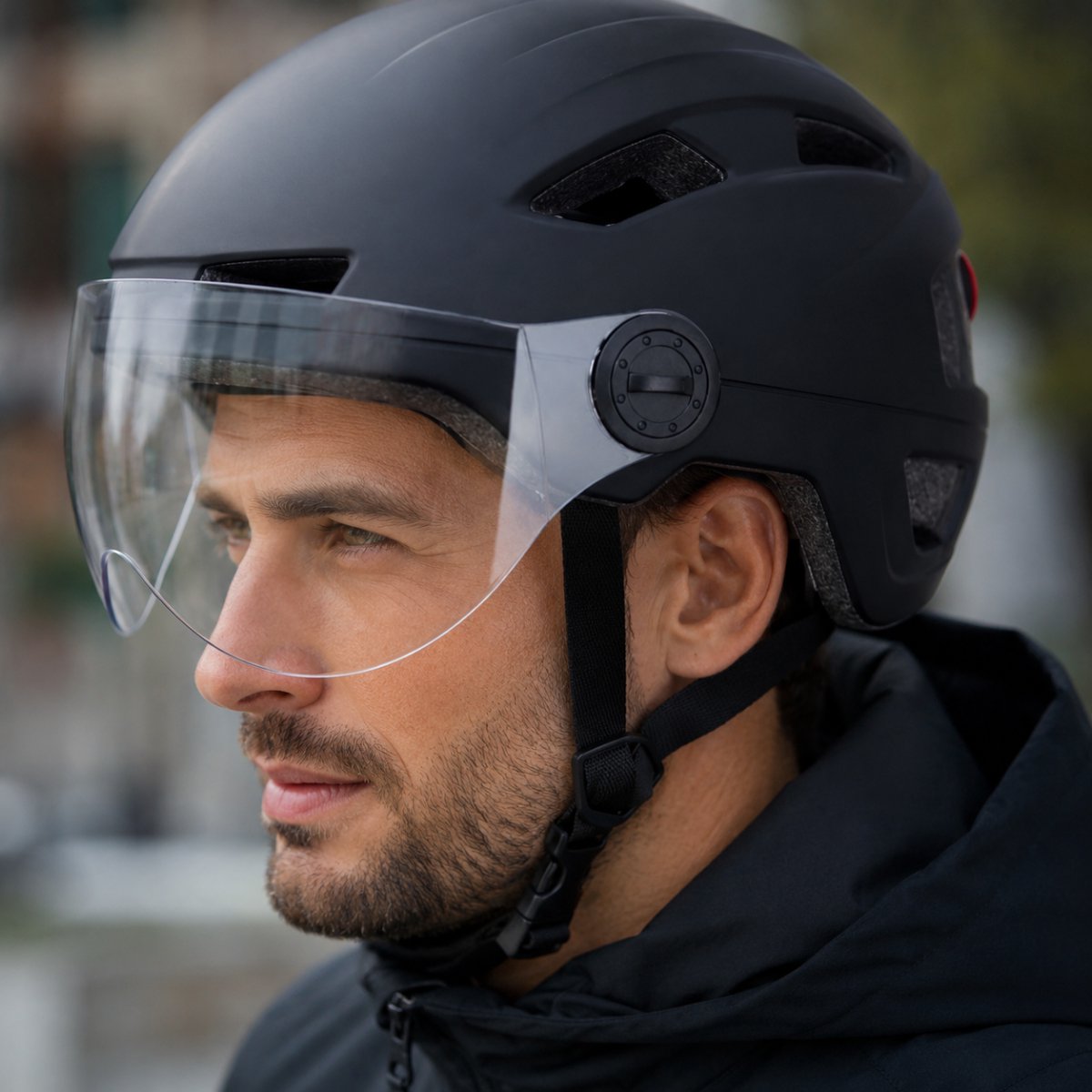 VINZ Munda Speed Pedelec Helm - Vizier - E-bike & Snorscooter
