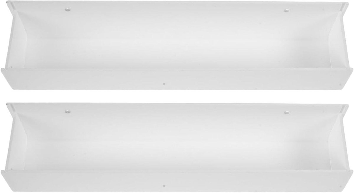 Kruidenrek Set - Keuken Organizer - Keuken Opbergen - Ruimte Optimalisatie - 2 Stuks - Wit