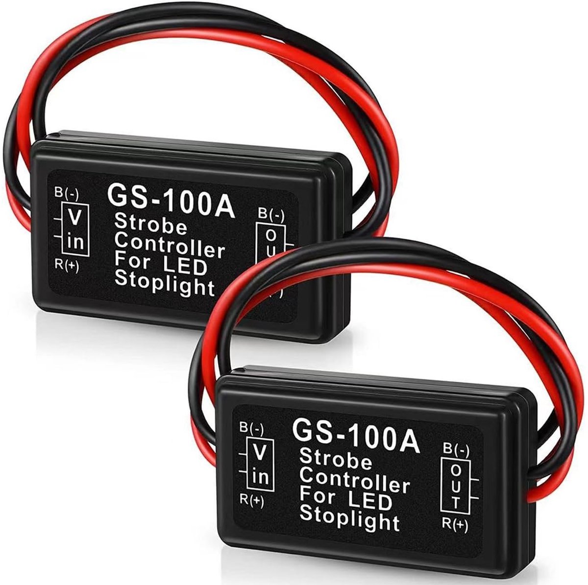 Dailygoods - 12V-24V DC LED Flash Strobe Controller voor Voertuigen