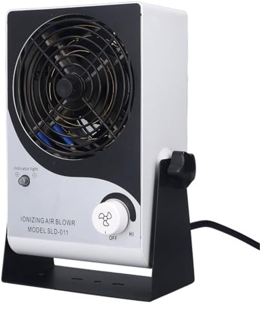 Dailygoods - Dailygoody - Ioniserende Luchtventilator - ESD-ontlading - Veilig en effectief - EU-stekker 220V - Statische eliminator - Geschikt voor kantoor en thu...