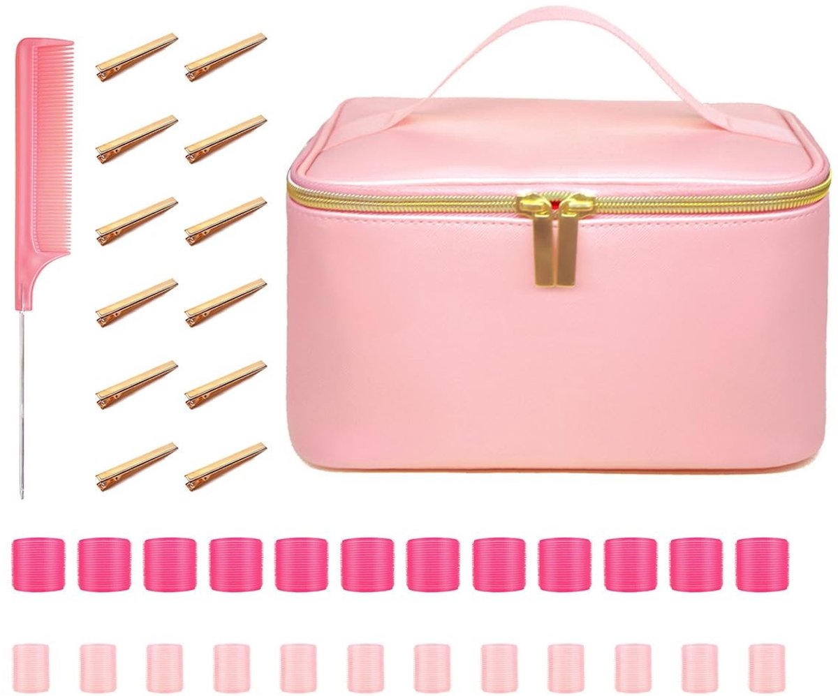 Dailygoods - Professionele Warmteloze Haarrollerset voor Langdurige Krullen