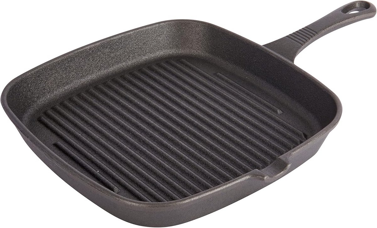 Grillplaat Inductie - Bakplaat - Gietijzer - grillrooster