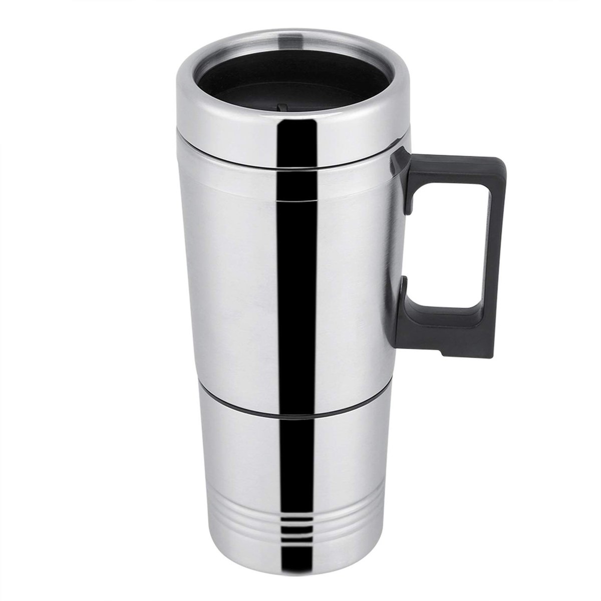 Dailygoods - Dailygoody - Warmwaterkoker - Draagbaar koffiezetapparaat - Roestvrij staal - Elektrisch autokoffiezetter - Verwarming drinkbeker - Geschikt voor onde.