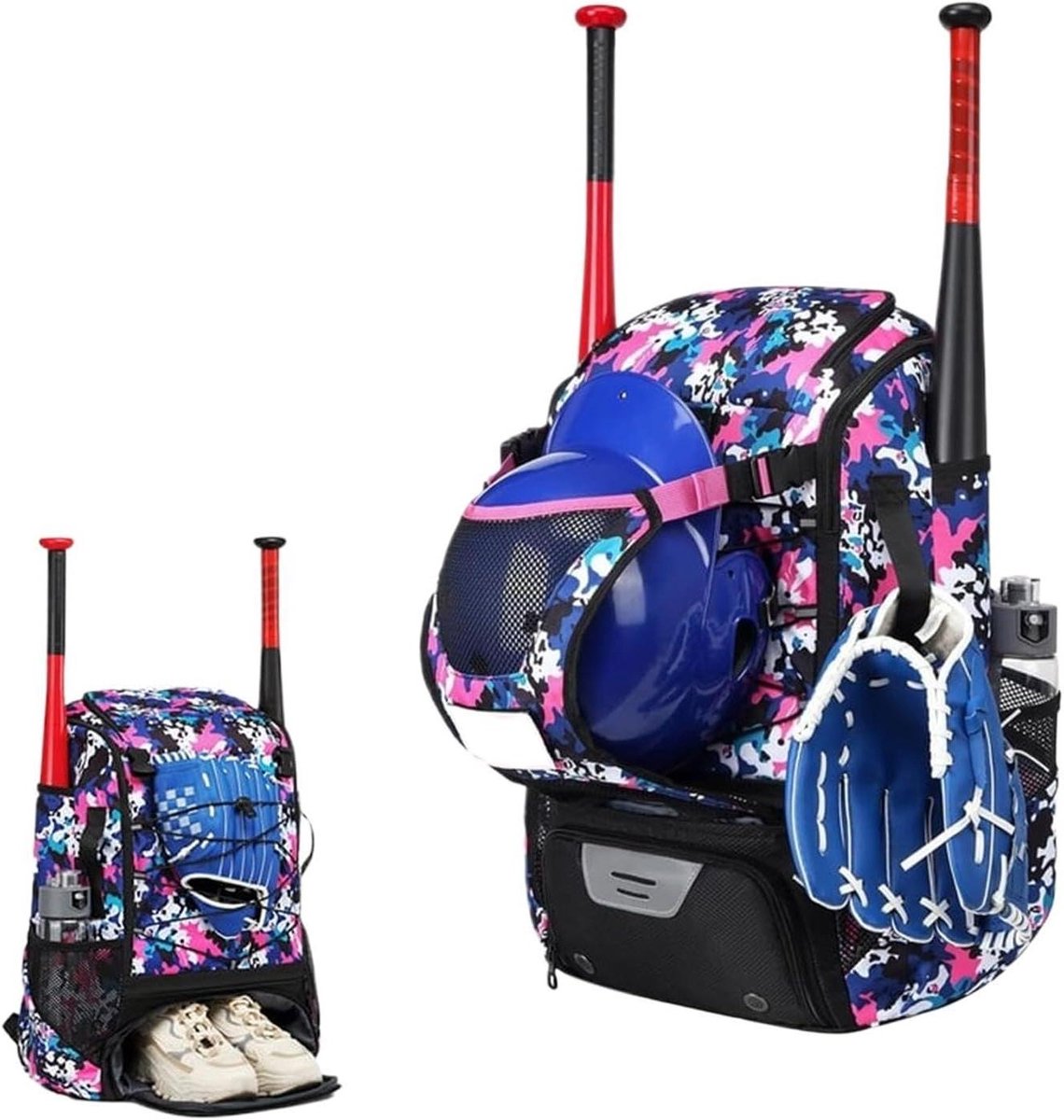 Sporttas Met Schoenenvak - Utility pakket - Sportuitrusting Dragen - Verstelbare Hekhaak - 295 x 265 x 119 cm