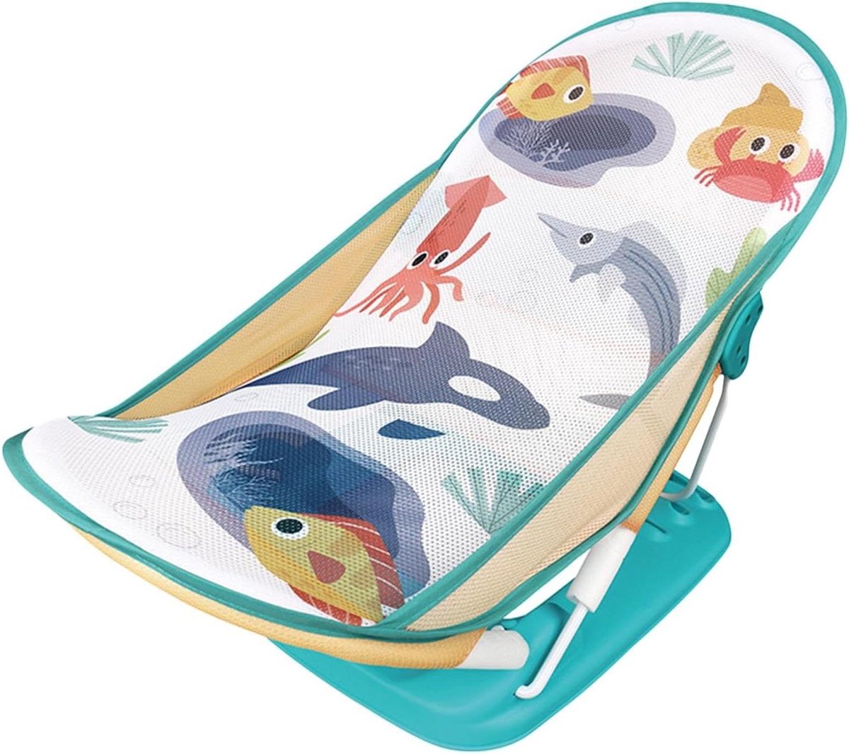 Baby badzitje - Opvouwbaar zitje - Comfortabel baden - Verstelbare hoeken - 33 x 75 x 33 cm - Stijl 3