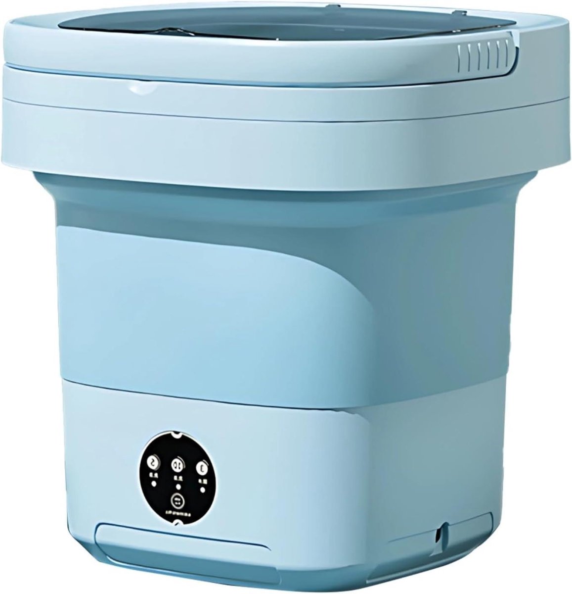 Opvouwbare Wasmachine Mini Washer Reizen en Kamperen Met Centrifuge Functie 11 Liter Capaciteit Blauw