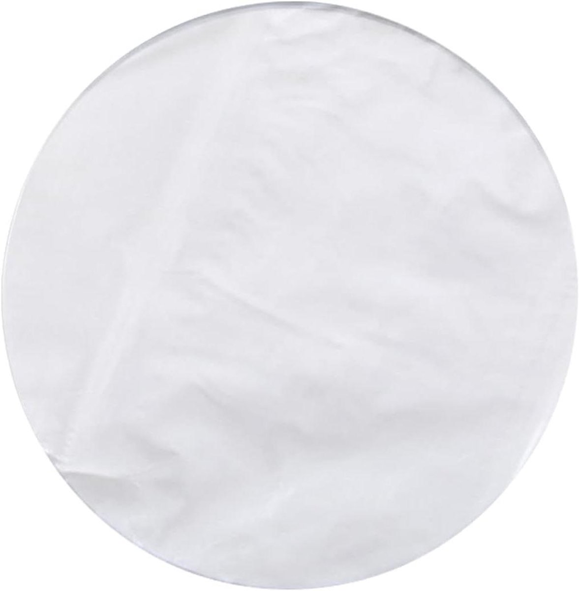 Bakpapier Rond - Ovenpapier Grillen - Antiaanbak Koken - Dubbelzijdig Siliconen - 28x28 cm - Wit