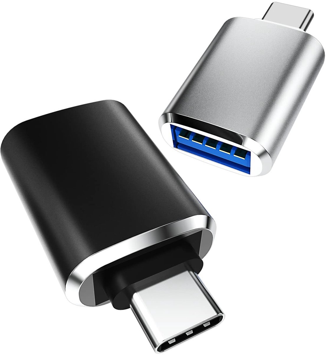 Dailygoods - USB C naar USB A 3.0 Adapter Set (2-pack)