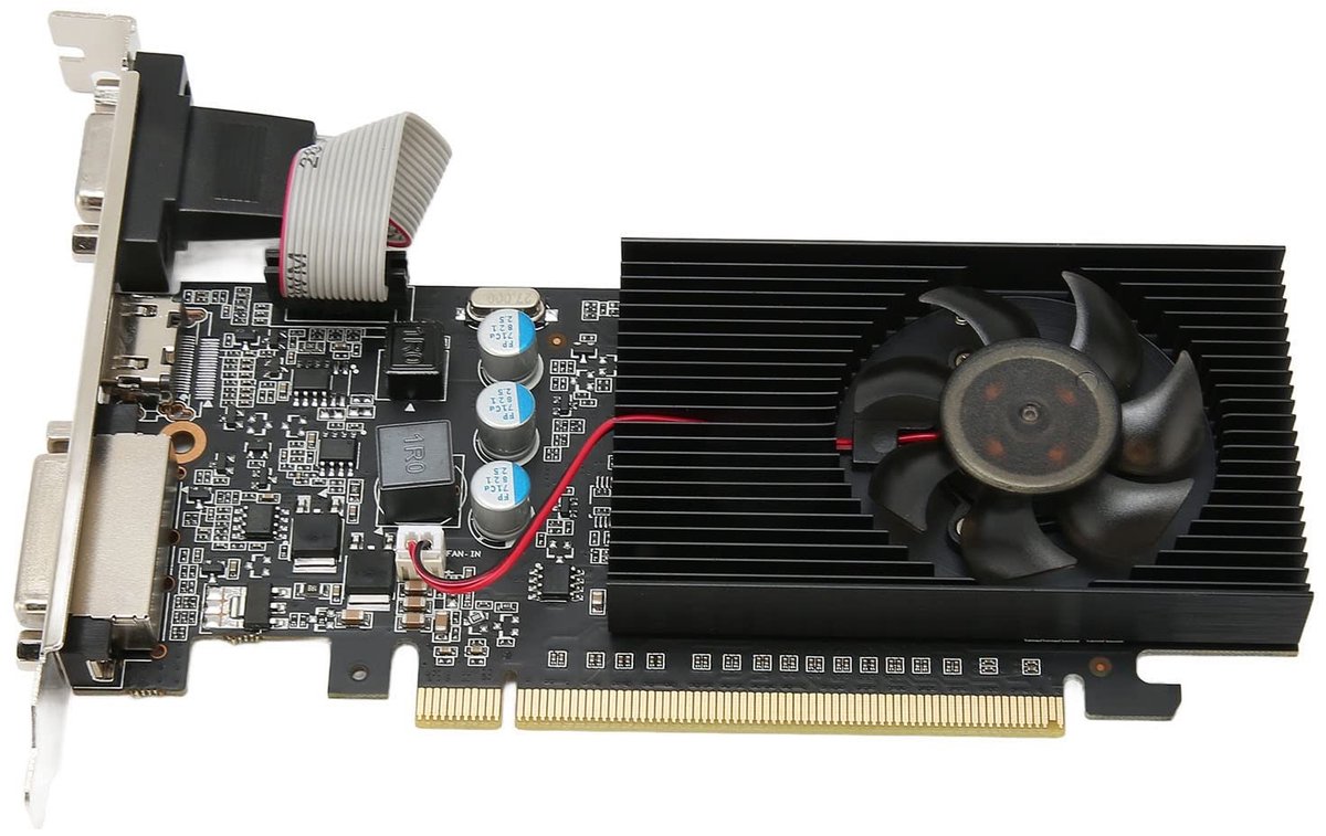 Dailygoods - 1GB Gaming Grafische Kaart voor PC met DVI en VGA Interface