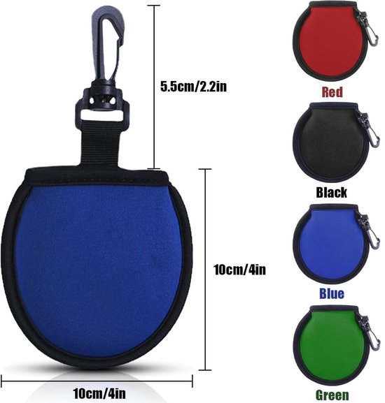 Dailygoods - Set van 4 Golfbal Reinigers in Verschillende Kleuren van Dailygoods — afbeelding 5