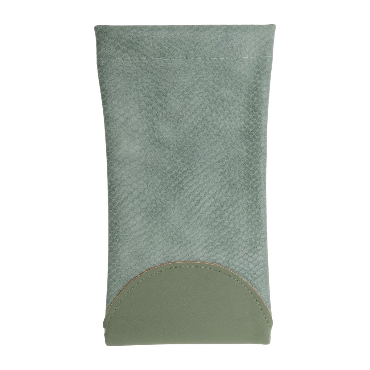 Dailygoods - Cosensi - Dailygoods - Zachte Brillenkoker met Poetsdoek Draagbaar voor Dames en Heren Groen