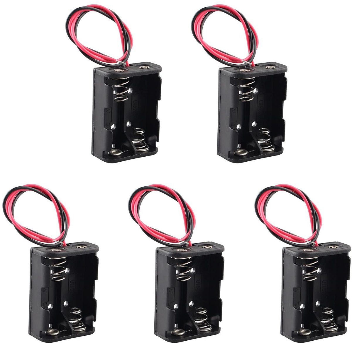 Dailygoods - 5 Stuks Batterij Houder voor 2 x 12V 23A Batterijen