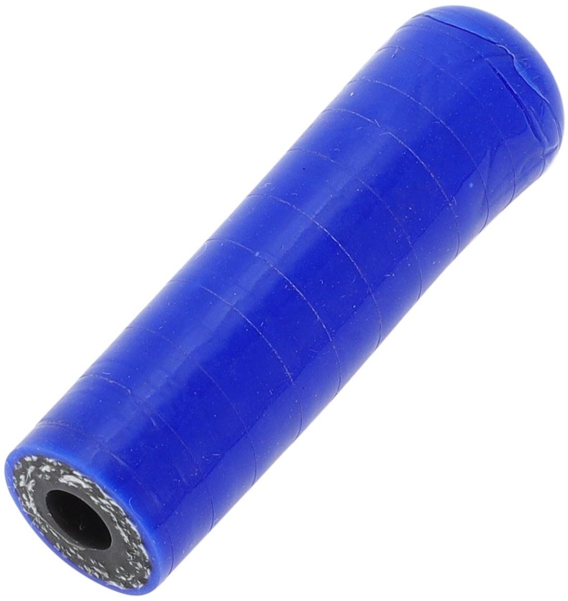 Dailygoods - Siliconen Eindkap voor Slang 40mm Lengte 6mm ID Blauw/Zwart
