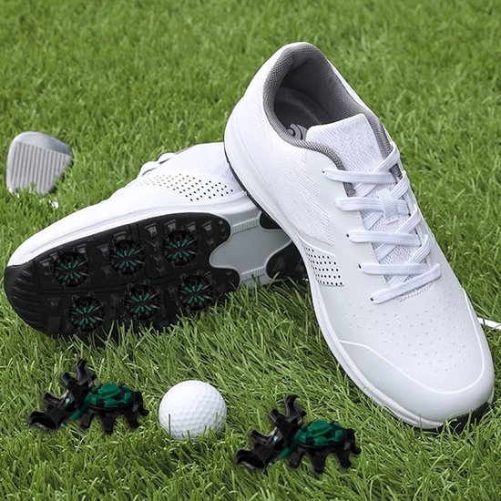 Golfschoennoppen - Noppen set - Golfprestaties verbeteren - Universele pasvorm - 15 stuks - Zwart Groen — afbeelding 5