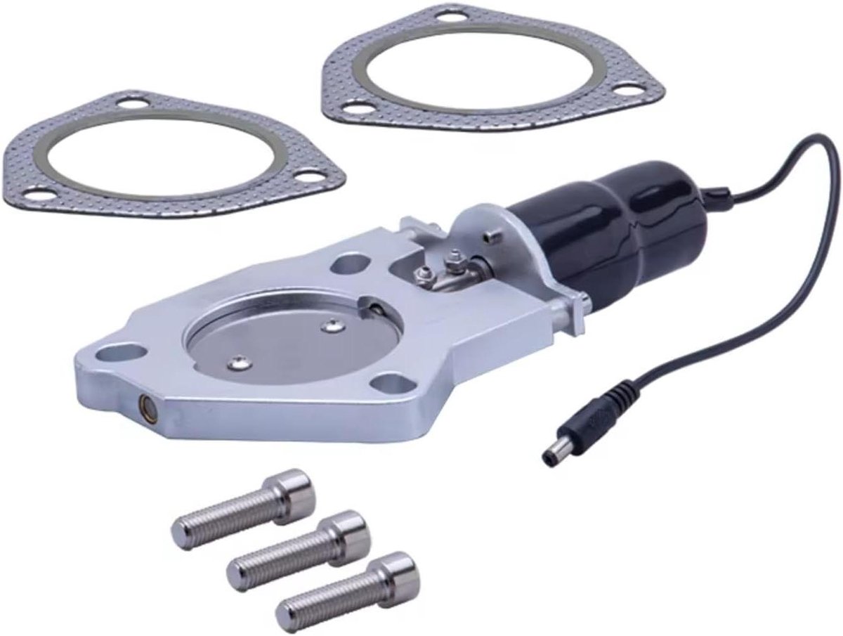Uitlaatpijp Uitlaat Billet Elektrische Uitlaatklep Vlinderklep Voor 2,5 Inch 3 Inch Uitlaatafsluitsysteem Universeel(2.5inch)