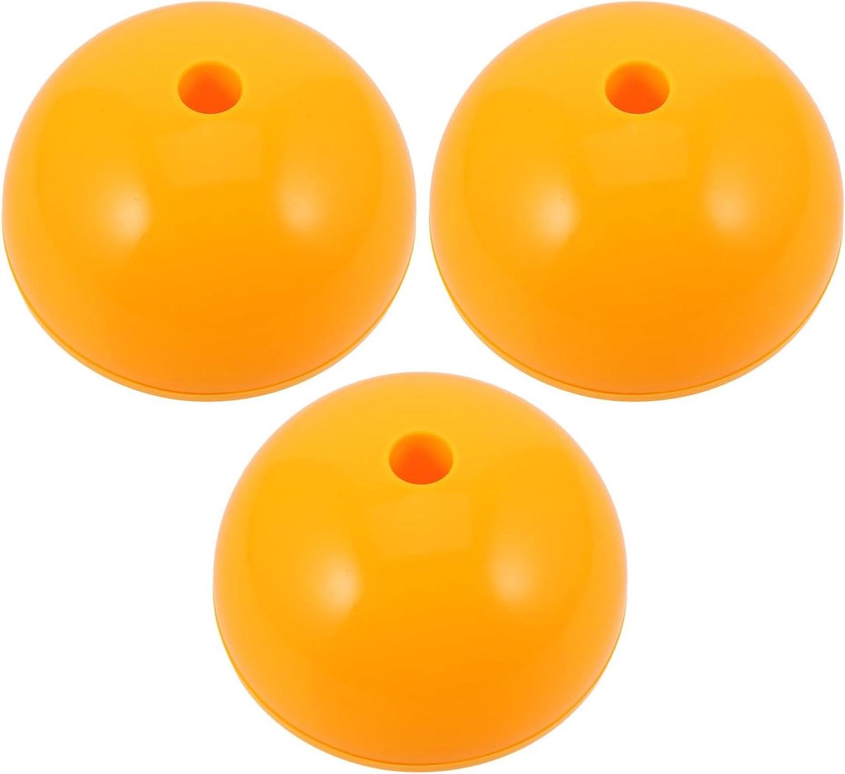 Trainingsbasis Set - Paalhouders - Sport Training - Snelle Opstelling - 19.5 x 19.5 x 10 cm - Geel