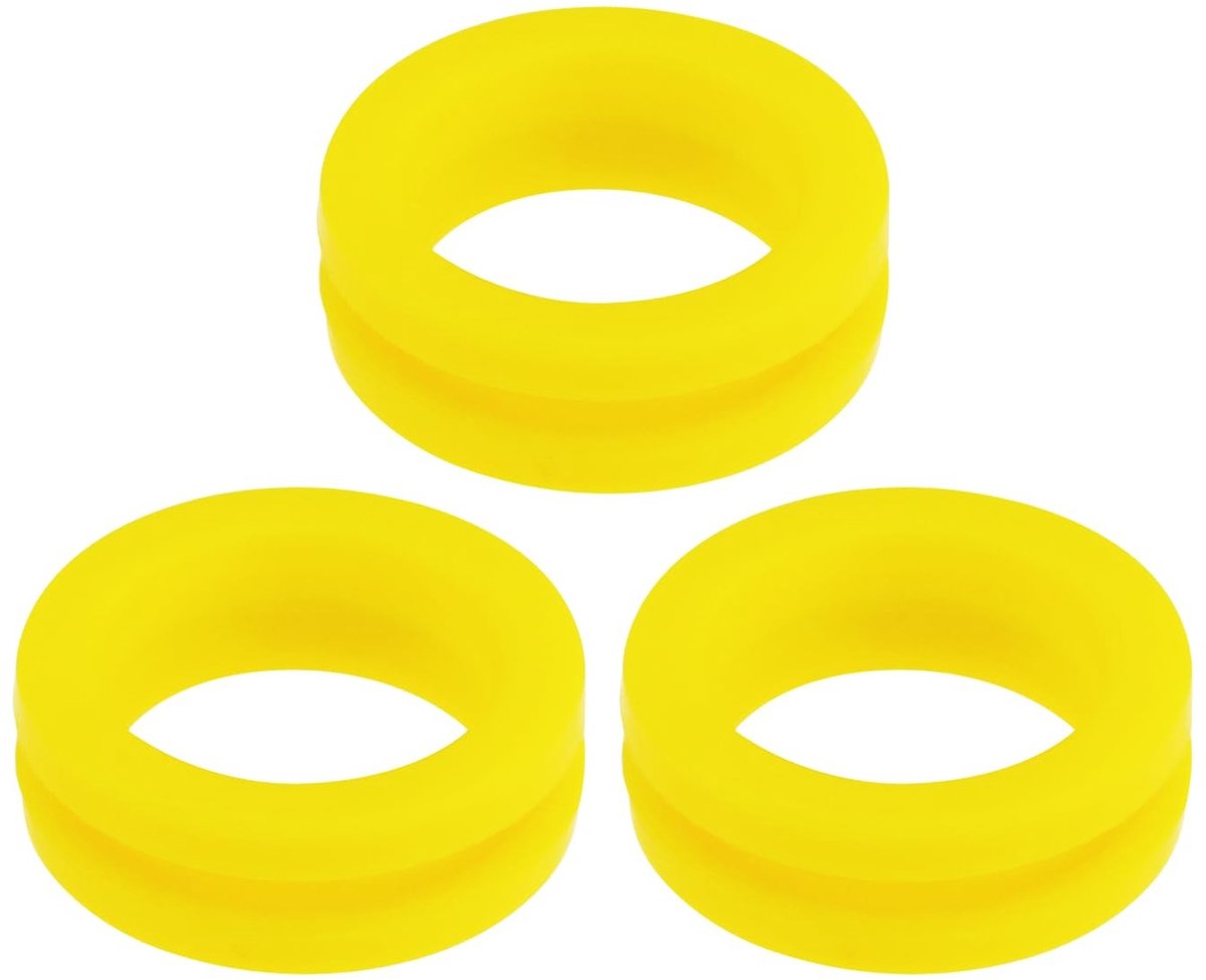 Dailygoods - Dailygoody - Watercarbonator O-ringen - Afdichting Pakkingen - Geel - Compatibel met Soda Stream - 3 Stuks voor CO2 Transfer