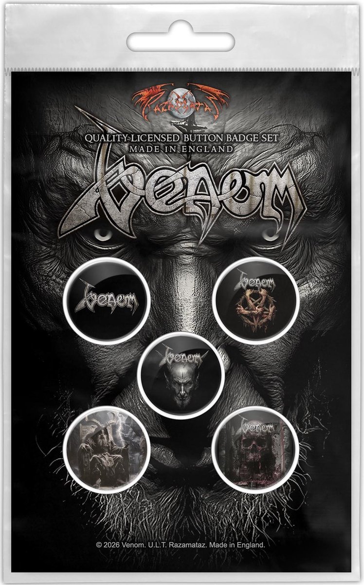 Vennom - Into Oblivion - Button - 5-pack