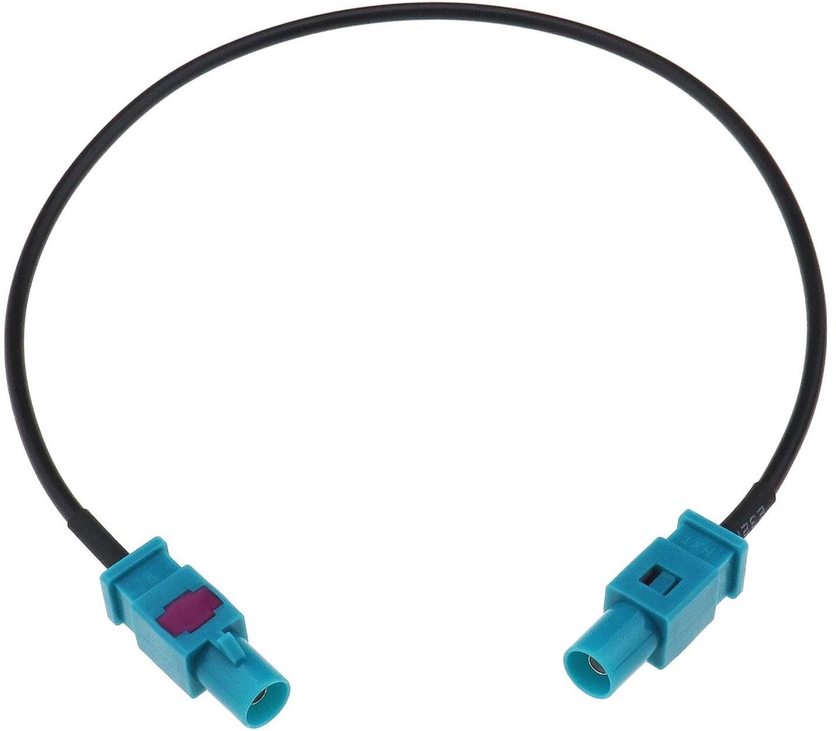 Cosensi - Dailygoody Antenne Adapter Kabel - Fakra Z Mannelijk naar Mannelijk - 30 cm - RG174 Coaxiaal - GPS FM Radio - Geschikt voor Voertuigen
