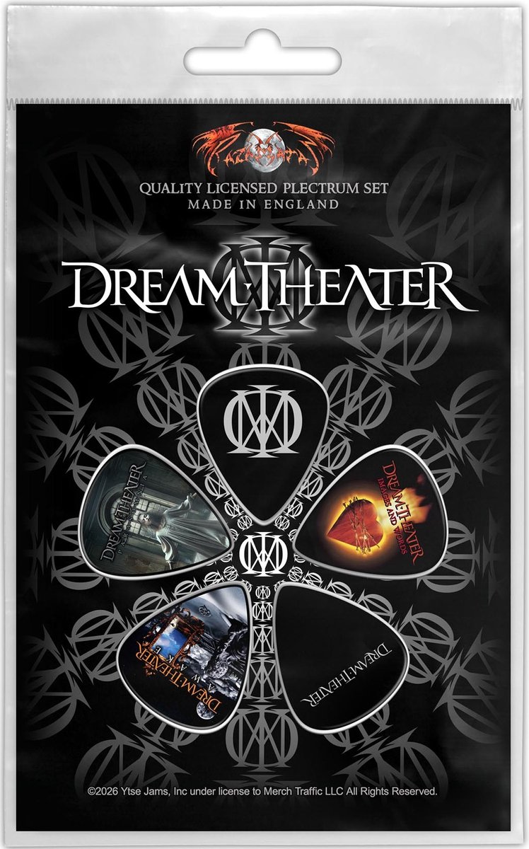 Dream Theater - Symbol - Plectrum - 5-pack 1.00 mm
