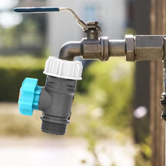 Waterdrukregelaar - Ventiel regelaar - Tuin besproeien - Veiligheidsventiel - G3/4 inch - Grijs — afbeelding 4