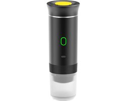Reiskoffiezetapparaat - Draagbaar apparaat - Koffie maken - Hoge capaciteit batterij - 27x9x27 cm - Zwart