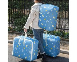 Waszakken Set - Opbergzakken - Spullen Opbergen - Duurzaam Materiaal - XXL 70x50x30cm - Veelkleurig