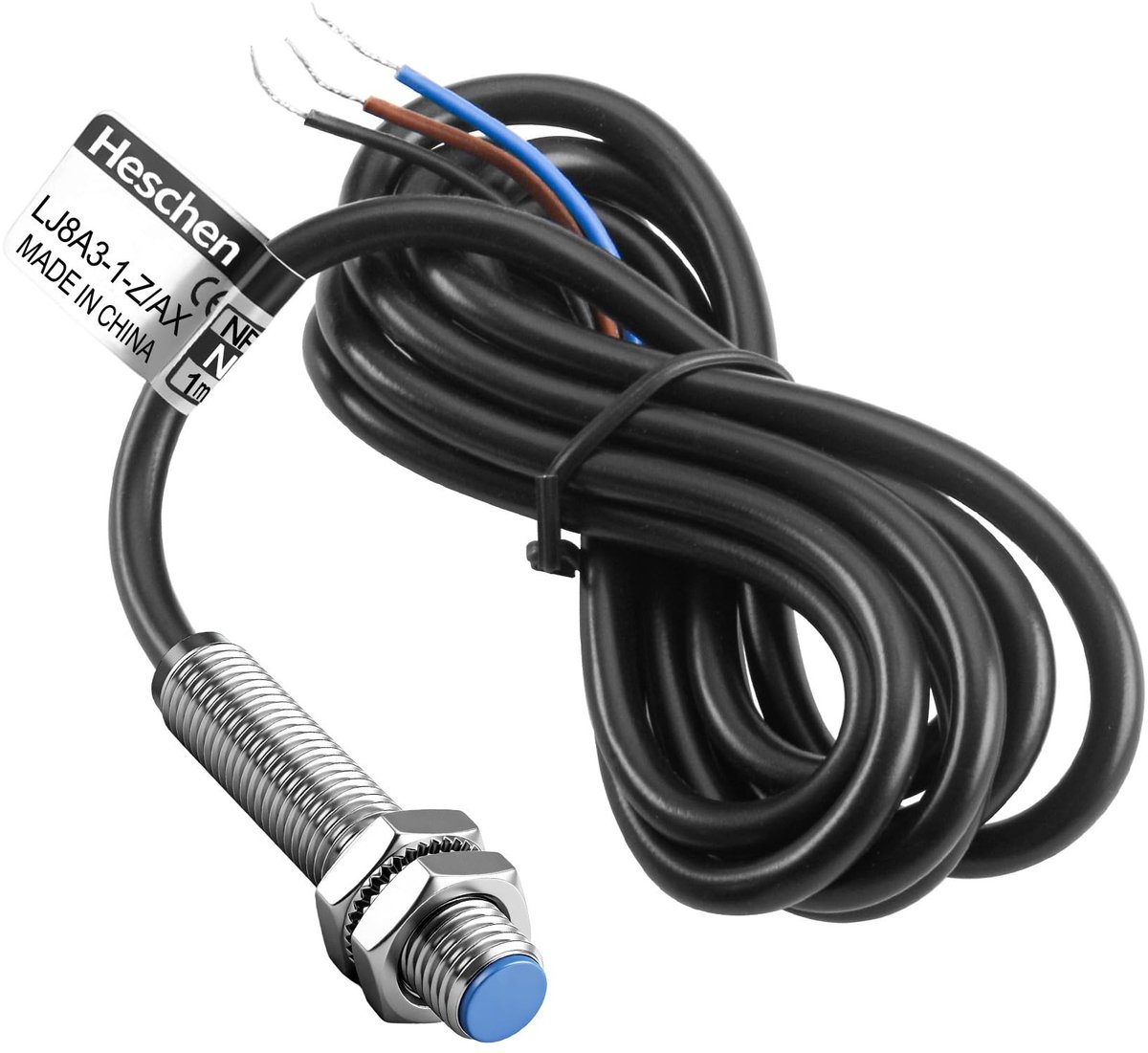 Cosensi - Dailygoody - M8 Inductieve Nabijheidssensor - Compact formaat - Normaal Gesloten - Betrouwbare detectie - Geschikt voor ...