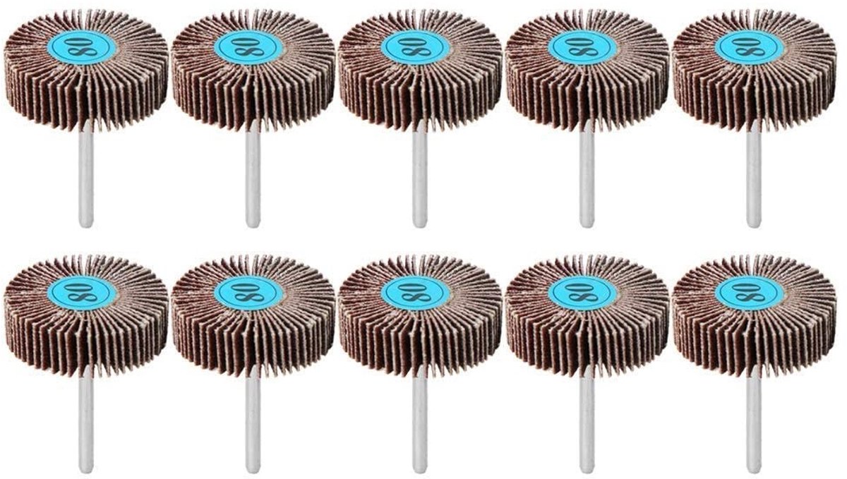 Cosensi - Dailygoods - Dailygoody - 10 stuks schuurschijven - Schuuraccessoires - Perfect voor schuren en slijpen - Aluminiumoxide materiaal - Geschikt voor diverse klussen