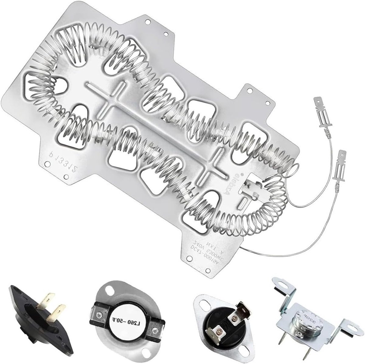 Verwarmingselement voor drogers - Vervangend onderdeel voor DVE45T3200W/A3, DVE45R6100C/A3, DVE50T5300C/A3 en meer - Hoogwaardige kwaliteit en eenvoudige installatie