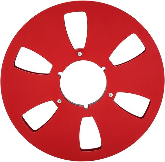 Lege Spoel met 6 Gaten, Laag Geluid 1/4 10.5 Inch RVS Schroeven voor Reel-to-Reel Tape Speler, Ideaal voor Audioreparatie en Geluidsopnames — afbeelding 4