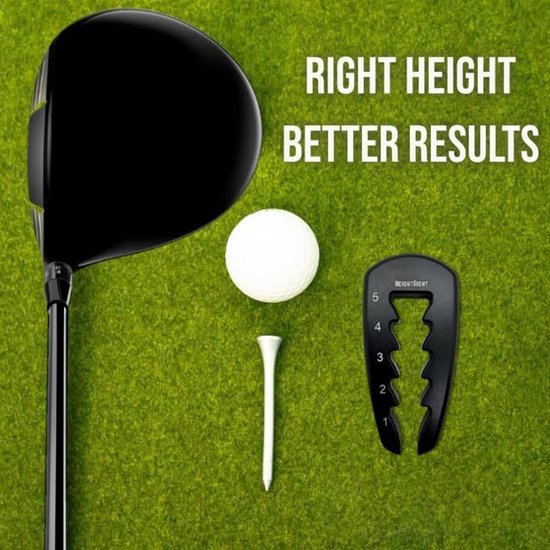 Golf Tee Hoogte Tool - Tee Setter Golf - Golfspel Verbeteren - Precisie Verstelbaar van GOLF — afbeelding 3