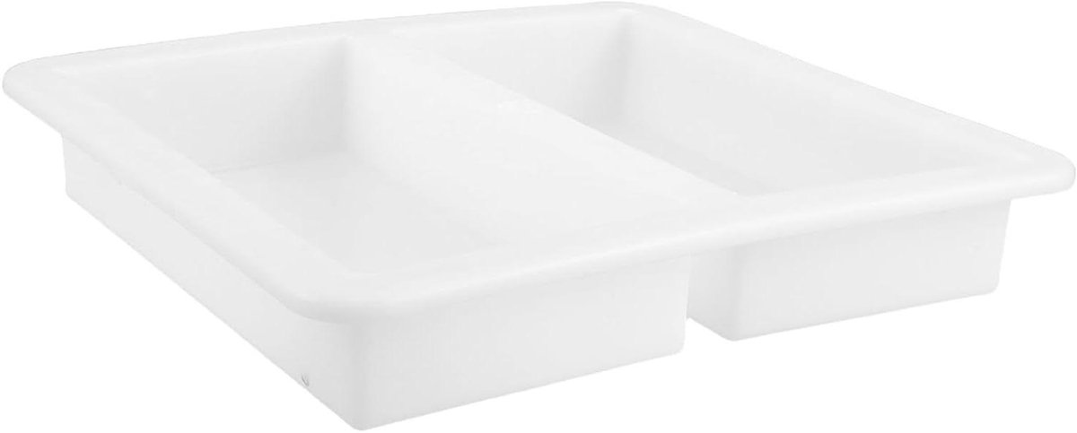 Betonmal voor Bestrating - Cementvorm Tuinpad - Tuinpad Aanleggen - Herbruikbaar Plastic - 30.2 x 28 x 5 cm - Wit