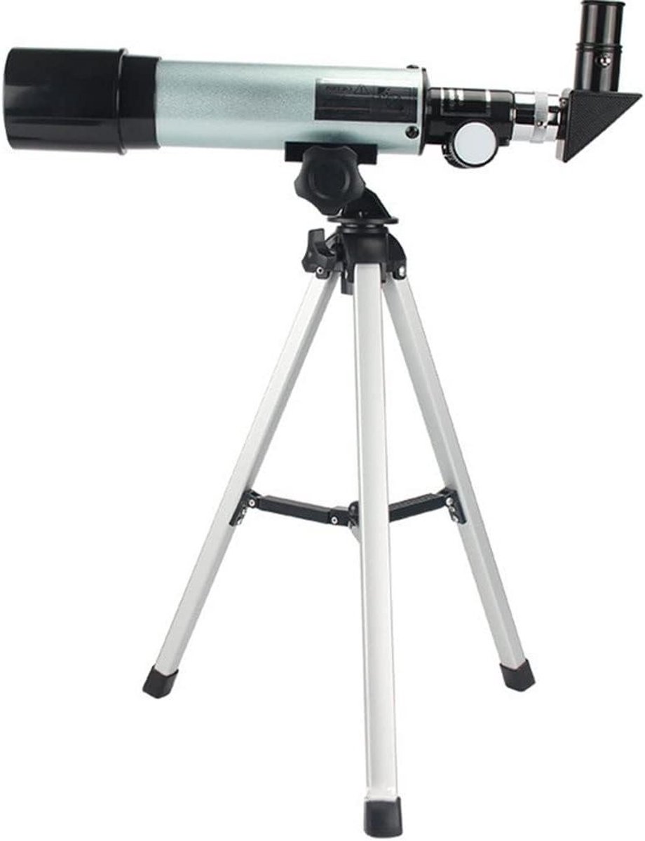 Astronomie Telescoop - Beginner Telescoop - Sterren Kijken - Groot Diafragma - 50 mm - Zwart
