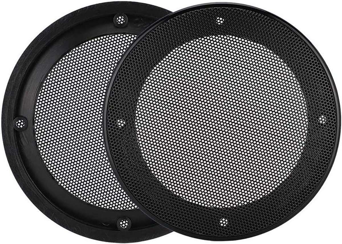Luidspreker Covers - Speaker Grilles - Audio Bescherming - Metaal en ABS - 4 inch set - Zwart