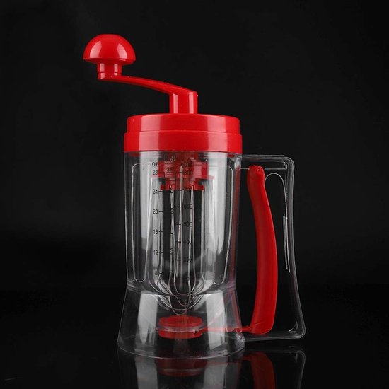 Beslagmixer Dispenser - Beslag Blender - Gebak Maken - Ingebouwde Garde - 215 cm - Transparant — afbeelding 2