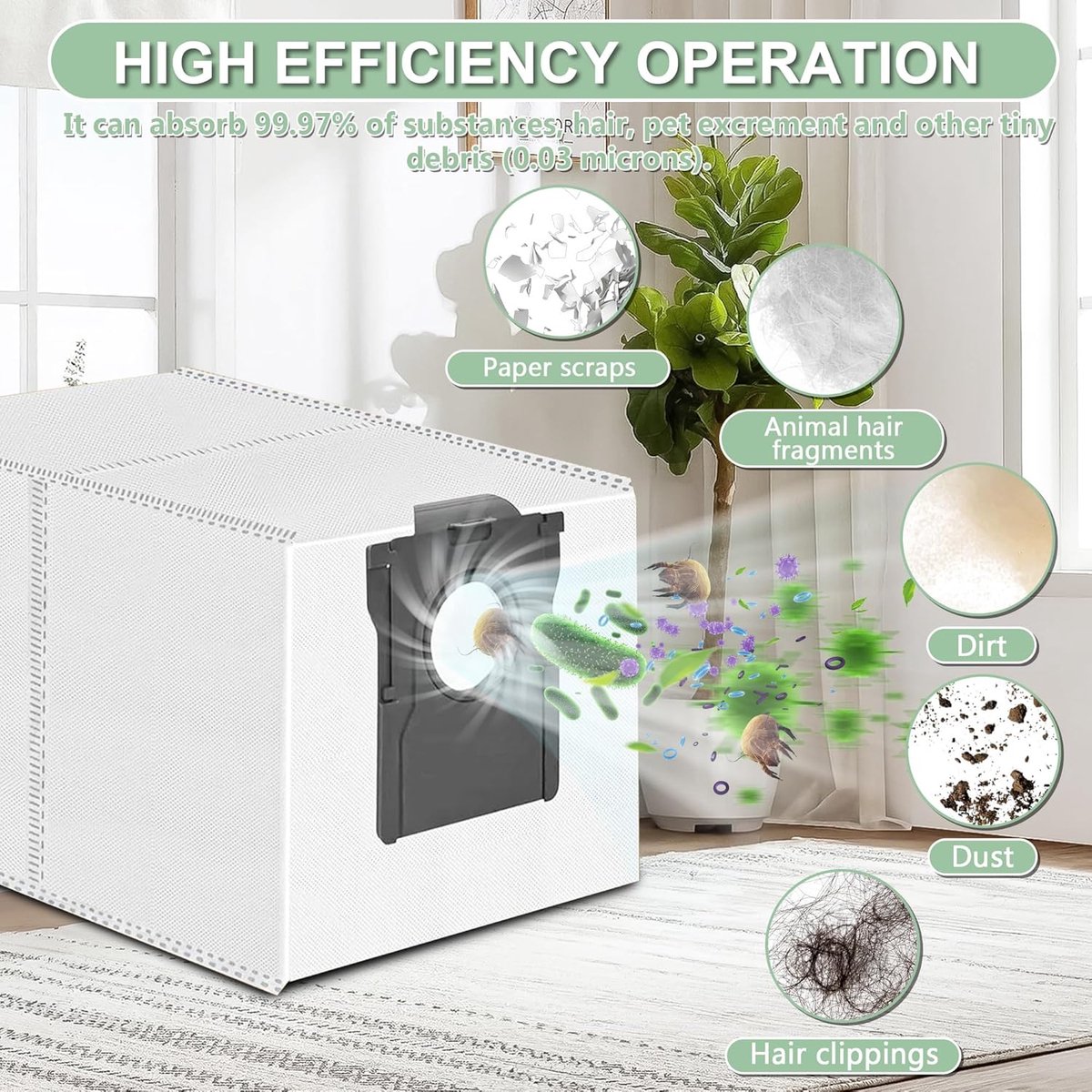 Stofzakken - Stofzuigerzakken - Apparatuur Schoonhouden - Meerlaagse Filtering - 10 Stuks - Wit