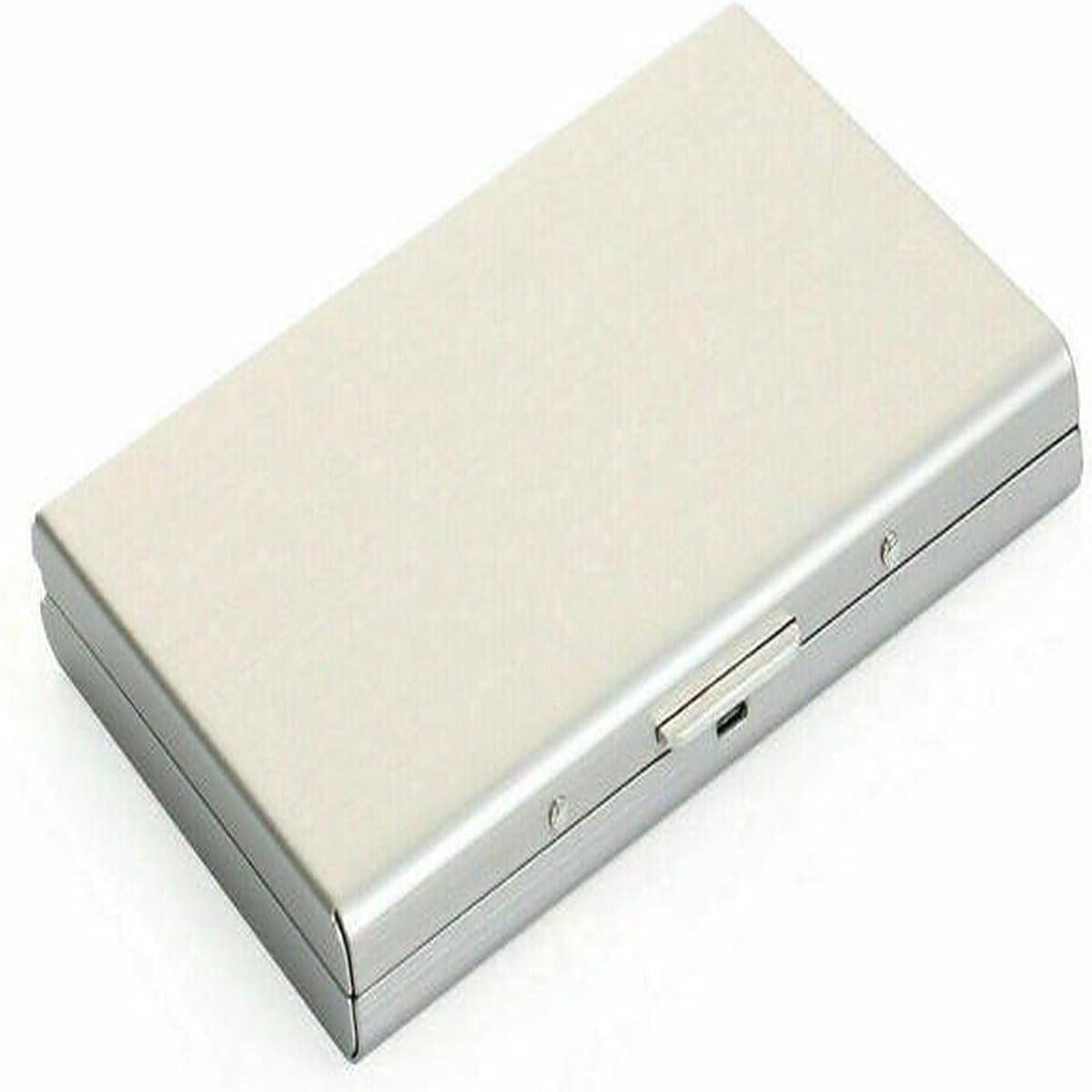 Kaarthouder - Creditcard etui - Veilig opbergen - RFID bescherming - 9.6 cm - Zilver