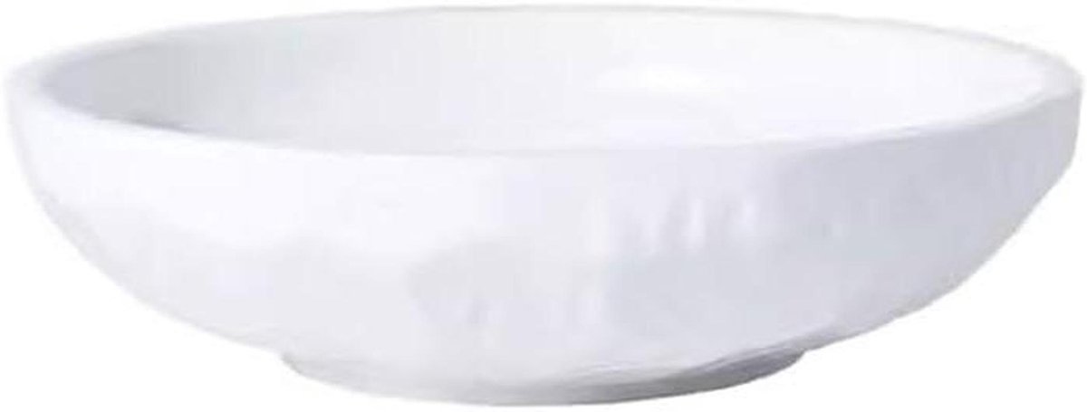 Saladekom - Soepkom Bekken - Serveren van Gerechten - Magnetronbestendig - 22.5 cm - Wit