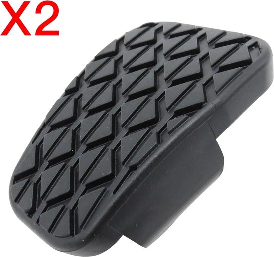 Pedaalhoezen Set - Remkoppelingsrubber - Verbeterde Grip - Antislip Textuur - 2 Stuks - Zwart — afbeelding 2