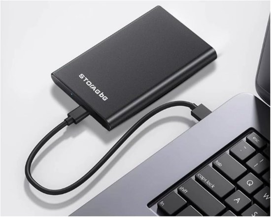 Mobiele Harde Schijf - Externe Opslag - Bestanden Opslaan - Supersnelle USB 3.0 - 500GB - Zwart — afbeelding 5