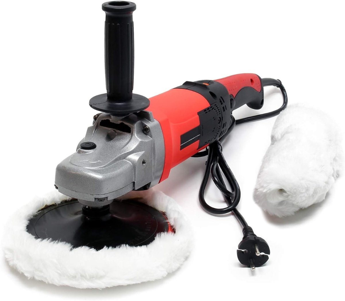 TIM® Polijstmachine Auto - Polijstmachine - Polijstset - Polijstmachine - Zwart/Rood - 30cm x 30cm x 17cm