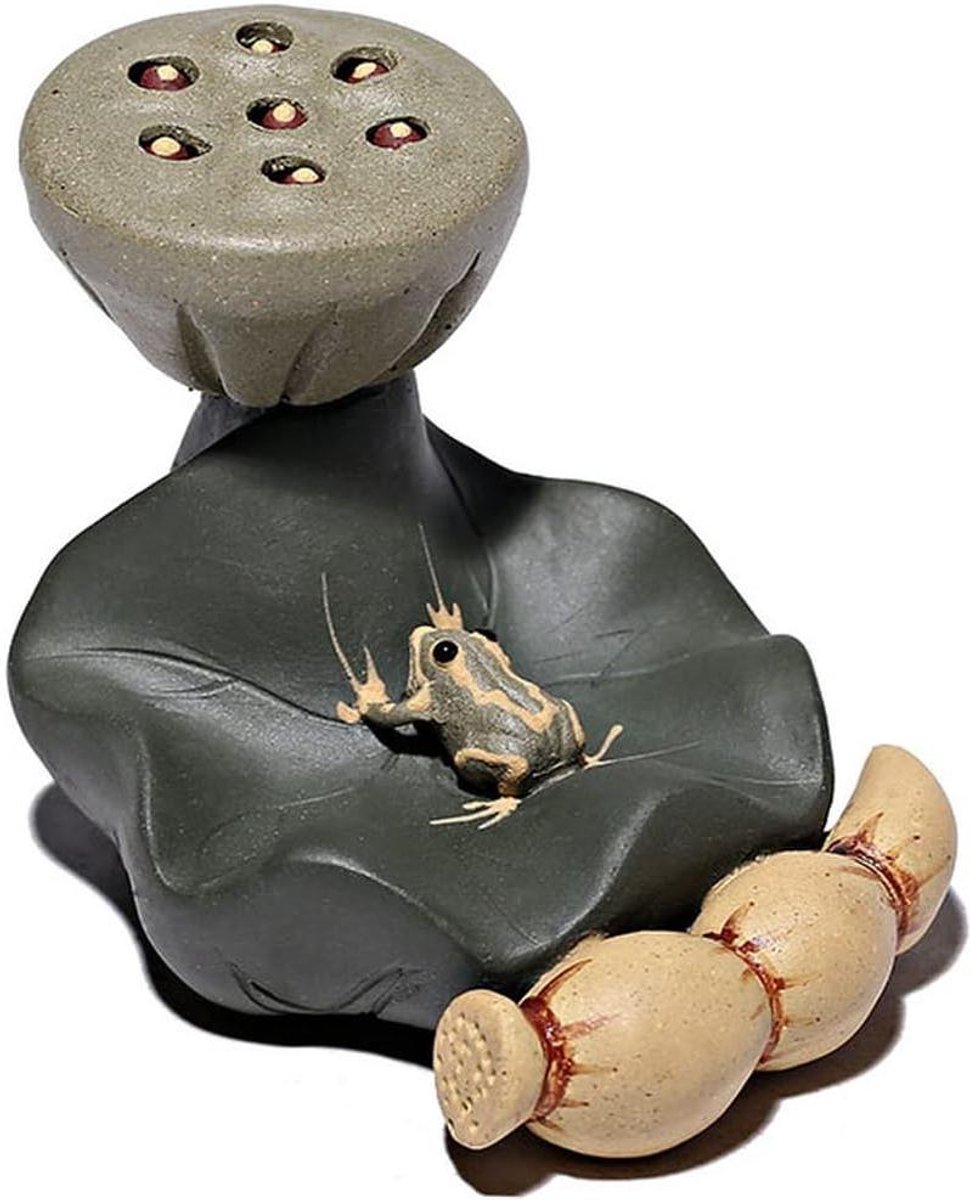 Lotus Zaad Pot - Thee Huisdier - Theeceremonie - Glad Delicaat - 82 cm - Paars