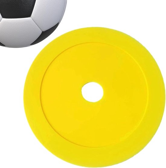 Voetbal Markeerschijven - Trainingsschijven - Sport Training - Levendige Zichtbaarheid - 15 Centimeter - Geel — afbeelding 4