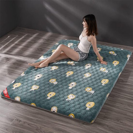 Opvouwbare Matras - Vloerbedekking Slaapmat - Comfortabel Slapen - Meerlagige Structuur - 100x200cm - Cute — afbeelding 4