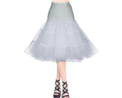 Vintage Retro Petticoat voor Dames - 50 Stuks in Diverse Maten met Kant voor Bruidsjurk, Prom Dress en Rockabilly Stijl