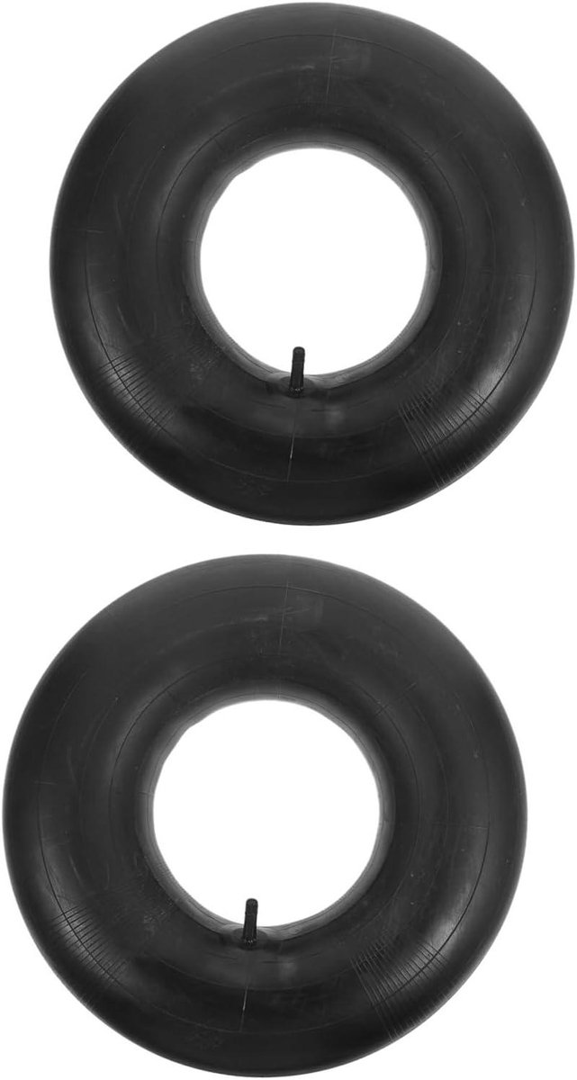 Binnenbanden Set - Rubberen Binnenbanden - Tuinonderhoud - Heavy Duty - 2 Stuks - Zwart