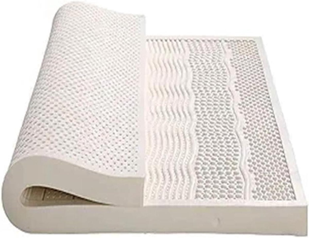 TFDRSEXVD 100% Natuurrubberen Matrassen, Met Ademend en Comfortabel Bed Topper, Voor Slaap